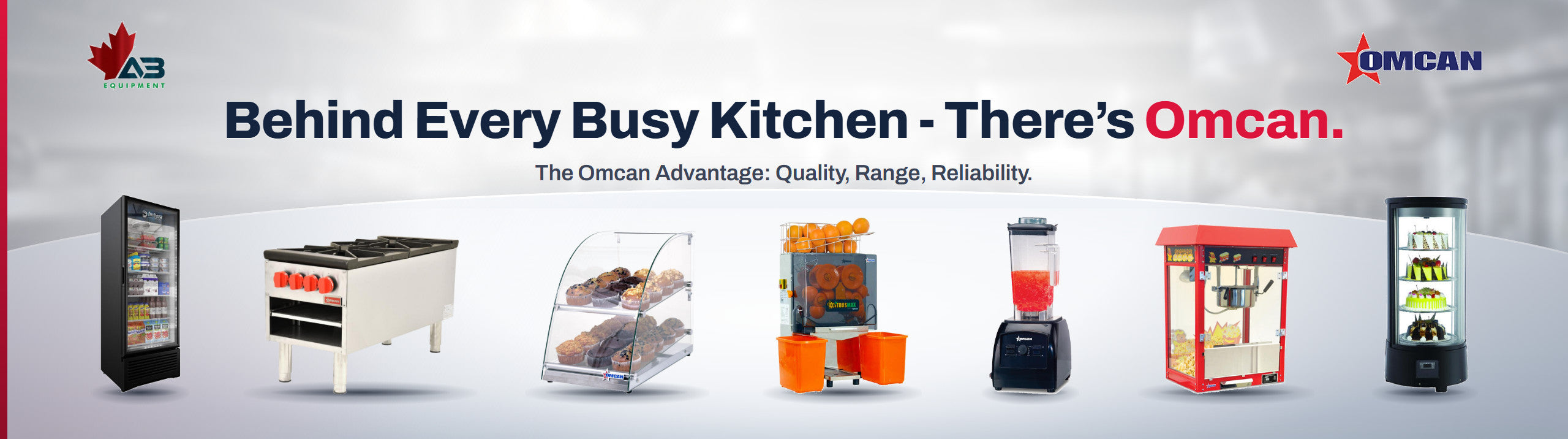 Omcan commercial kitchen equipment at A3 Equipment
