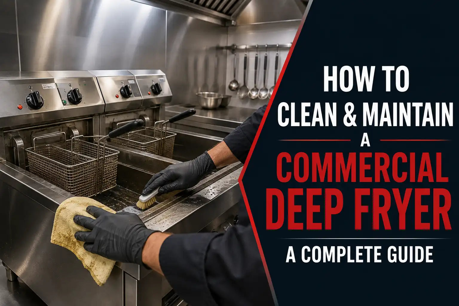 How to Clean & Maintain a Commercial Deep Fryer: A Complete Guide
