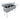 Omcan 24″ x 24″ x 14″ Stainless Steel Three Tub Sink with 3.5″ Center Drain and Right Drain Board