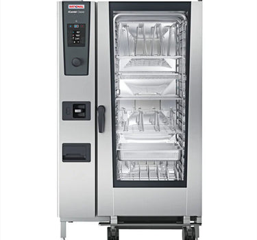 Rational iCombi Classic Single 20-Full Size Liquid Propane Combi Oven with ClimaPlus Technology - 208/240V, 1 Phase