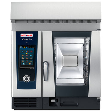 Rational iCombi Pro IPC061G-RA-1ph120V60 Open Box 6 Pan Half-Size Natural Gas Combi Oven - 120V