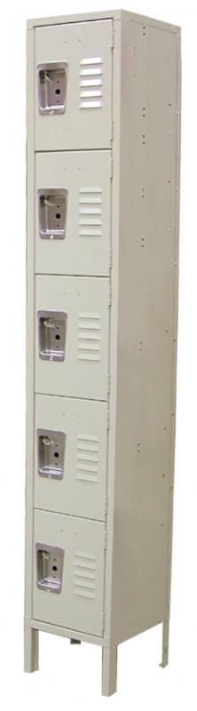 Omcan 13132 18" Deep 5 Door Steel Locker