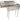 Omcan 39762 Three Compartment Space Saver Sink Left Drainboard