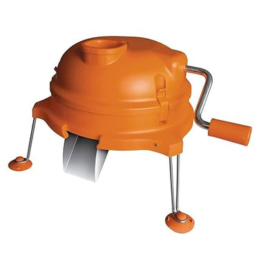 Dynamic CL006 DYNACUBE 3/8 X 3/8 Commercial Vegetable Dicer, 3/8' x 3/8' Manual Tabletop Cuber, Orange