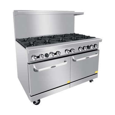 Cook Rite AGR-6B24GR — 60″ Gas Range with Six (6) Open Burners & 24″ Griddle