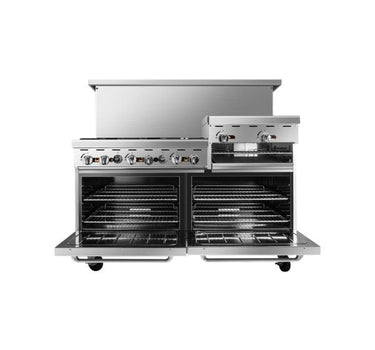 Cook Rite AGR-6B-24RGB – 60″ Range with Raised Griddle / Broiler