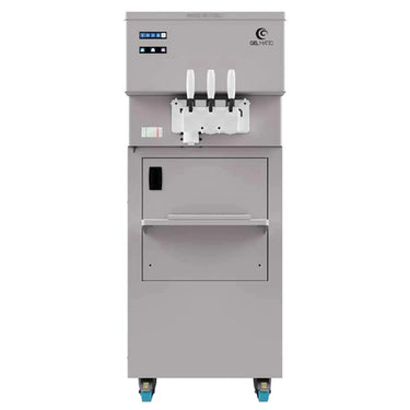 Gel Matic MV EASY 2 KOLOR PM Double Flavour + Three Ripples Soft Serve Ice Cream Machine - 110LBS/HR Output