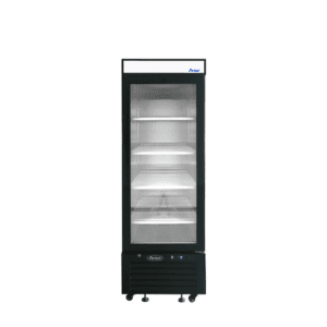 MCF8726GR — Black Cabinet One (1) Glass Door Merchandiser Cooler