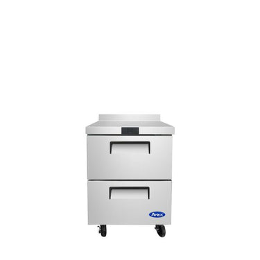 Atosa MGF8423GR – 27″ Worktop Refrigerator with Drawers & Backsplash