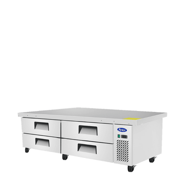 Atosa MGF8453GR — 72″ Refrigerated Chef Base