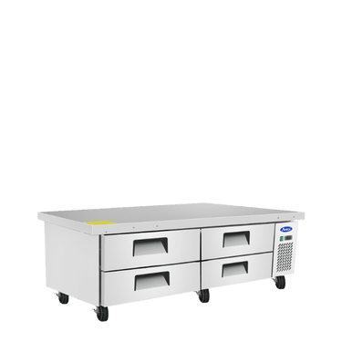 Atosa MGF8453GR — 72″ Refrigerated Chef Base