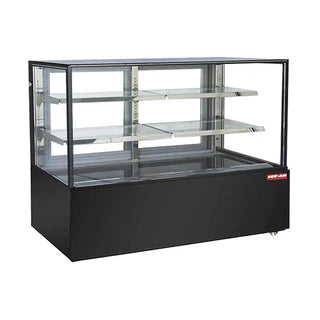 New Air NDC-59-SG 60" Square Glass Floor Refrigerated Display Case