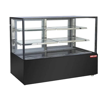 New Air NDC-59-SG 59" Square Glass Refrigerated Display Case