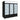 New Air NGR-182-H 78″ 3 Swing Door Glass Refrigerator Merchandiser