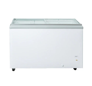 New Air NIF-41-FG 41" Flat Glass Top Ice Cream Freezer