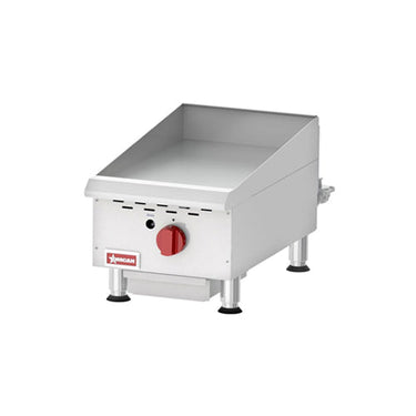 Omcan CE-CN-G15TPF 15" Thermostatic Gas Griddle