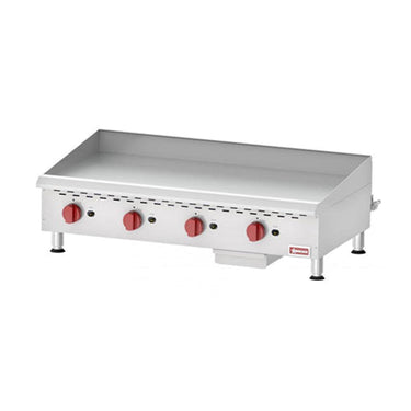 Omcan CE-CN-G48M 48" Manual Gas Griddle