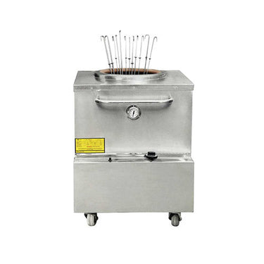 Omcan CE-IN-2830 28" Stainless Steel Clay Gas Tandoor Oven