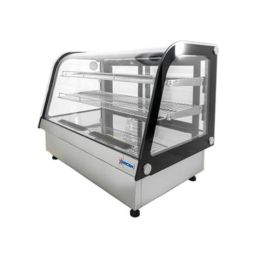 Omcan RS-CN-0160-4D 35" Curved Glass Drop-In Display Refrigerator