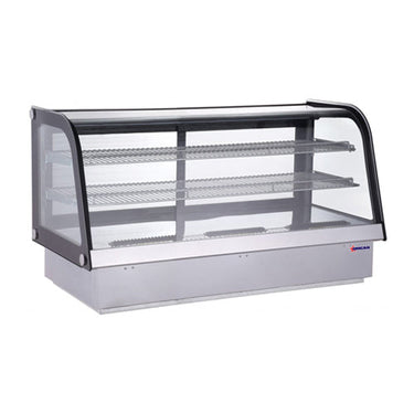 Omcan RS-CN-0202-4D 48" Curved Glass Drop-In Display Refrigerator