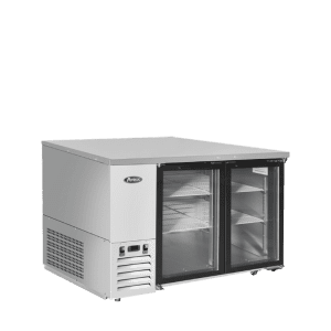 Atosa SBB48GGRAUS1 — 48″ Shallow Depth Back Bar Cooler with Glass Doors