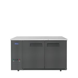 Atosa SBB59GRAUS2 — 59″ Black Shallow Depth Back Bar Cooler
