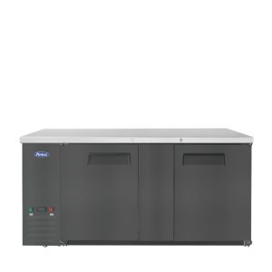 Atosa SBB69GRAUS2 — 69″ Black Shallow Depth Back Bar Cooler