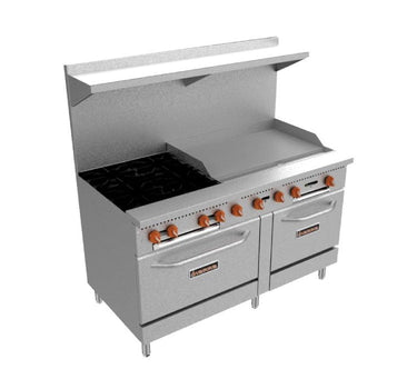 Sierra Gas Range With Griddle - SR-4B-36G-60