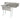 Omcan 25268 Two Compartment Corner Drain Pot Sink Right Drainboard