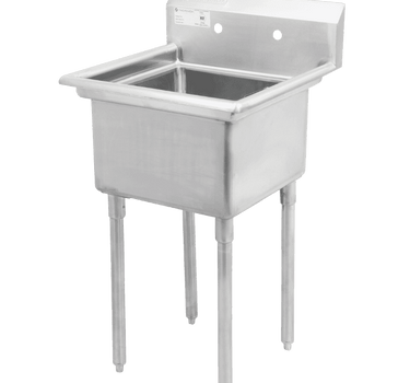 Thorinox TSS-2424-0 SINGLE SINK 24" X 24" NO DRAINBOARD