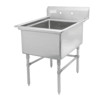 Thorinox TSS-2430-C SINGLE SINK 24" X 30" WITH CENTRE DRAIN