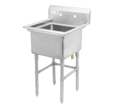 Thorinox TSS-1818-0 SINGLE SINK 18" x 18" NO DRAINBOARD