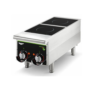 Vollrath 912HIMC Cayenne Dual Hob Heavy Duty Countertop Induction Cooker / Range – 208V, 2500W