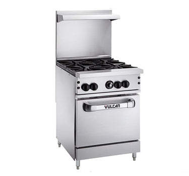 Vulcan Endurance 24S-4B 24" Propane Gas Range With 4 Open Burner