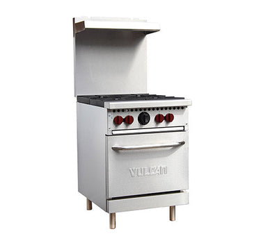 Vulcan SX24-4B 24" Natural Gas Range With 4 Open Burner
