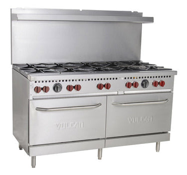 Vulcan SX60-10B 60" Natural Gas Range With 10 Open Burner