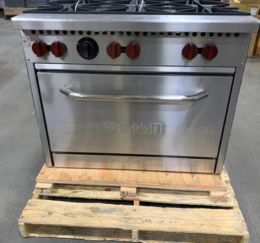 Vulcan SX36-6BN Six Open Burner Range