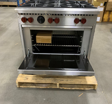 Vulcan SX36-6BN Six Open Burner Range