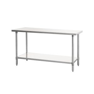 30" x 36" S/S WORKTABLE WITH S/S UNDERSHELF AND LEGS