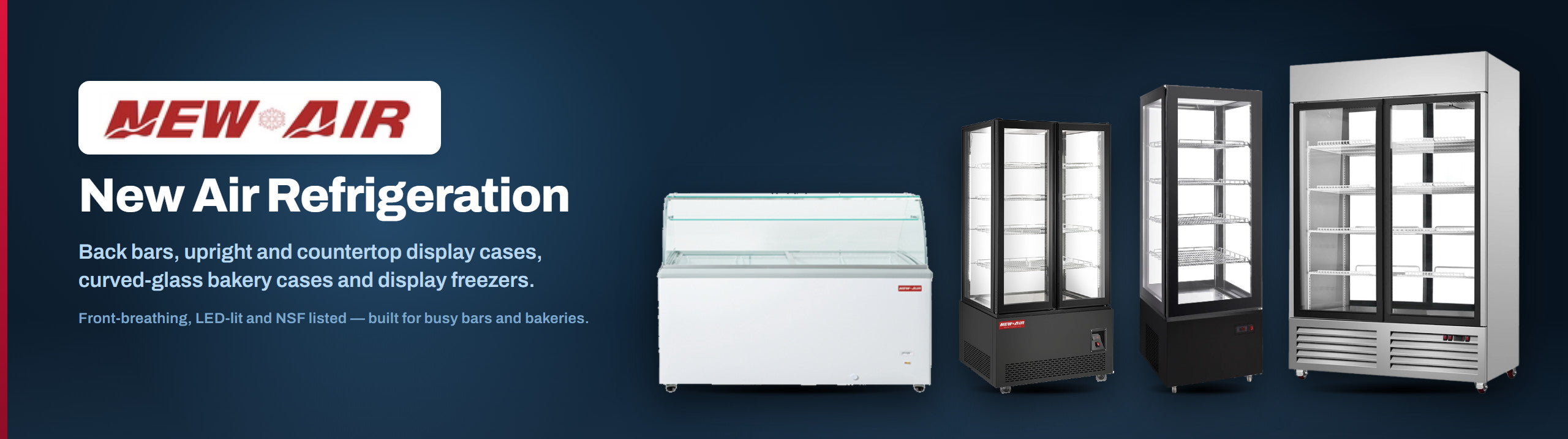 New Air commercial refrigeration at A3 Equipment