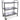 Omcan Stainless Steel Bussing Cart with 27.25″ x 15.75″ tray size