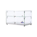 Omcan 44373 2 Tray Square Glass Bakery Display Case With Rear Door