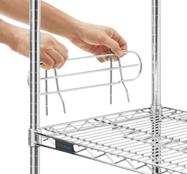 TCWL-36 36" CHROME WIRESHELF LEDGE