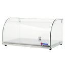 Omcan 44370 1 Tray Curved Glass Bakery Display Case With Rear Door