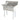 Omcan 18″ x 18″ x 11″ Two Tub Sink with 1.8″ Corner Drain and No Drain Board