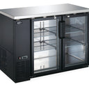 Omcan BB-CN-0012-GH 49" 2 Door Glass Back Bar Refrigerator
