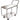 Omcan 36″ x 18″ All-Stainless Steel Heavy Duty Stock Cart with Solid Top