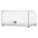 Omcan 44370 1 Tray Curved Glass Bakery Display Case With Rear Door