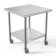 DSST-LEGS-SS STAINLESS STEEL LEGS WITH BULLETFEET FOR 34" HIGH WORKTABLE (MOQ 4)