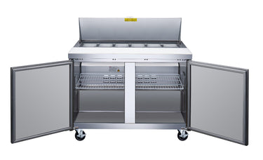 Omcan PT-CN-1194-H 47" 2 Door Mega Top Refrigerator
